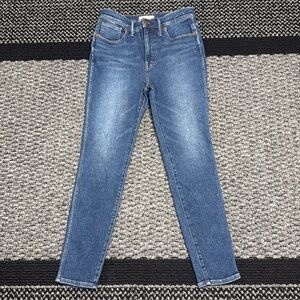 Madewell 10” High-Rise Skinny Jeans Womens 29 Medium Wash Stretch Classic Preppy